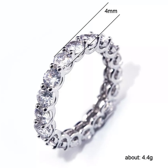 NEW💍925 sterling silver diamond engagement ring - Picture 6 of 6